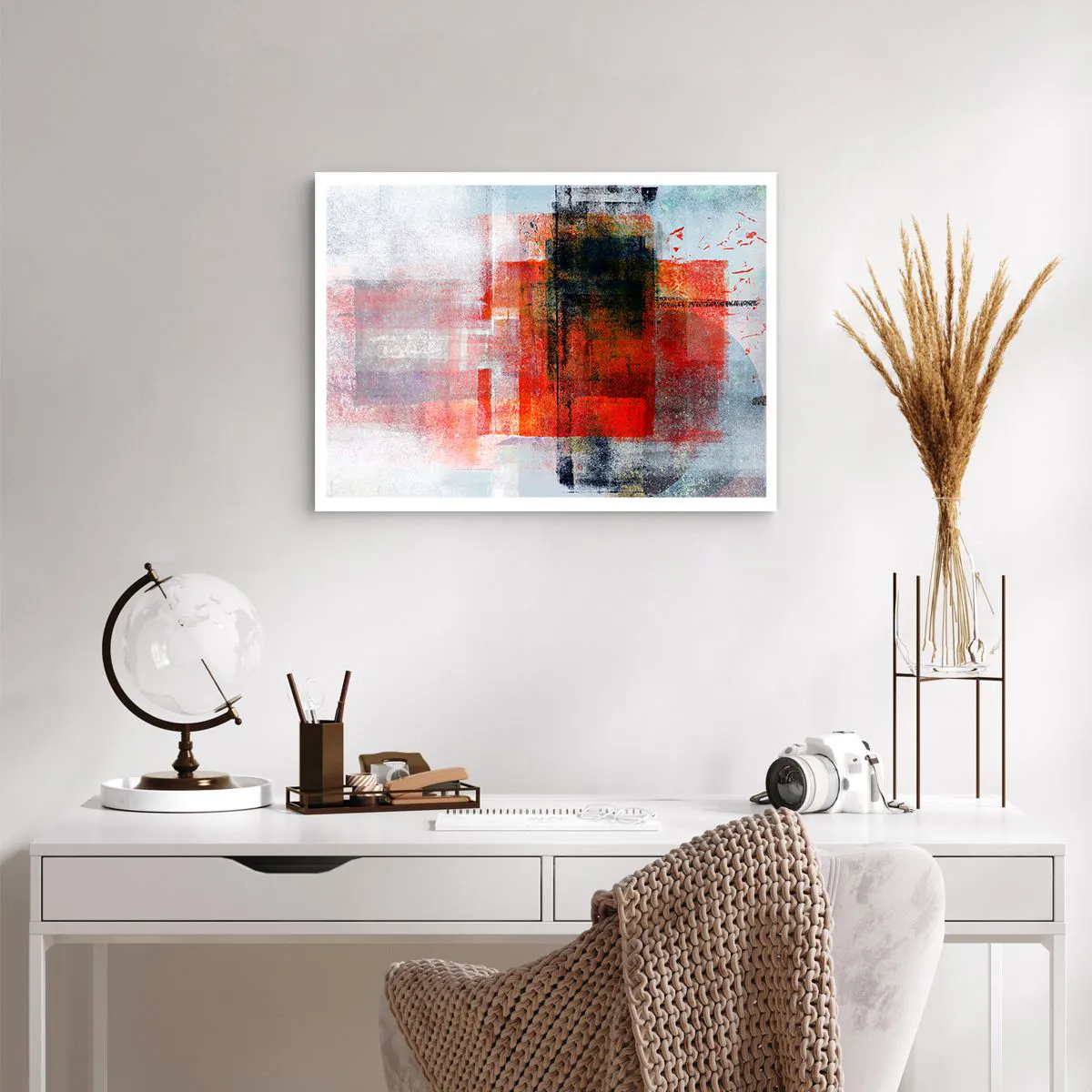 Plakat - Kompozycja rozżarzona - 70x50 cm