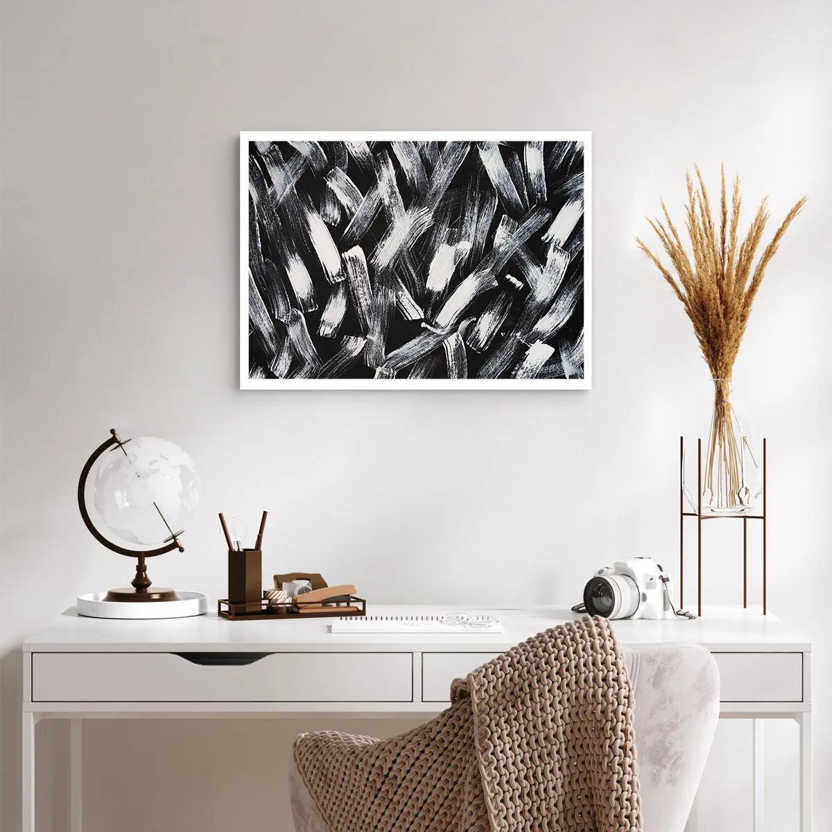 Poster - Abstraktion im industriellen Geist - 70x50 cm