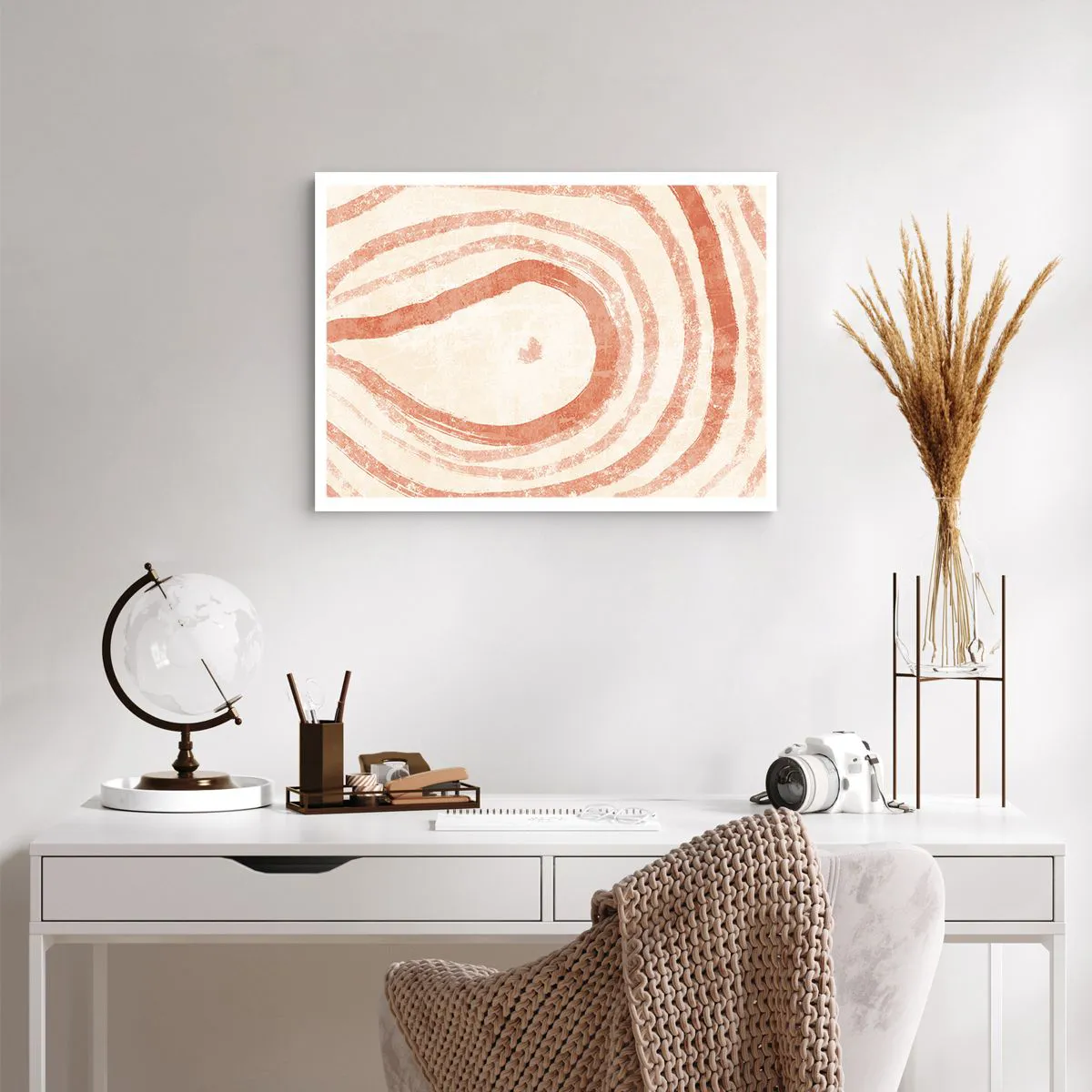 Affisch - Korallringar - komposition - 70x50 cm