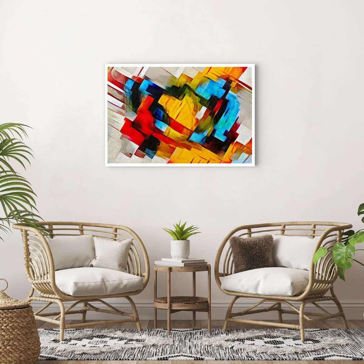 Plakat - Różnobarwny przekładaniec - 91x61 cm