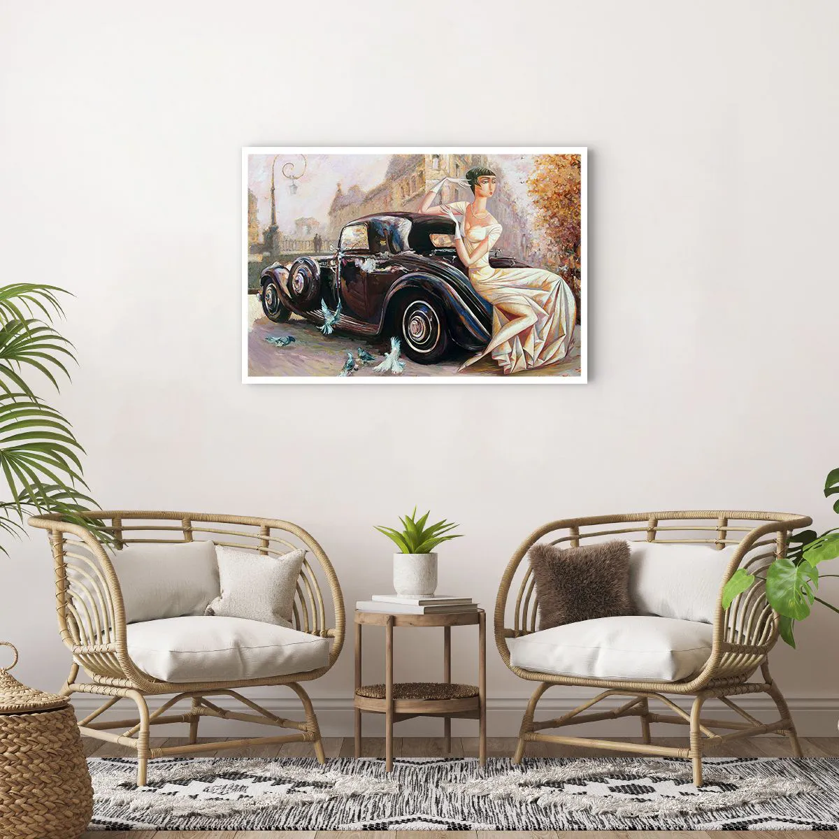 Póster - Elegancia retro - 91x61 cm