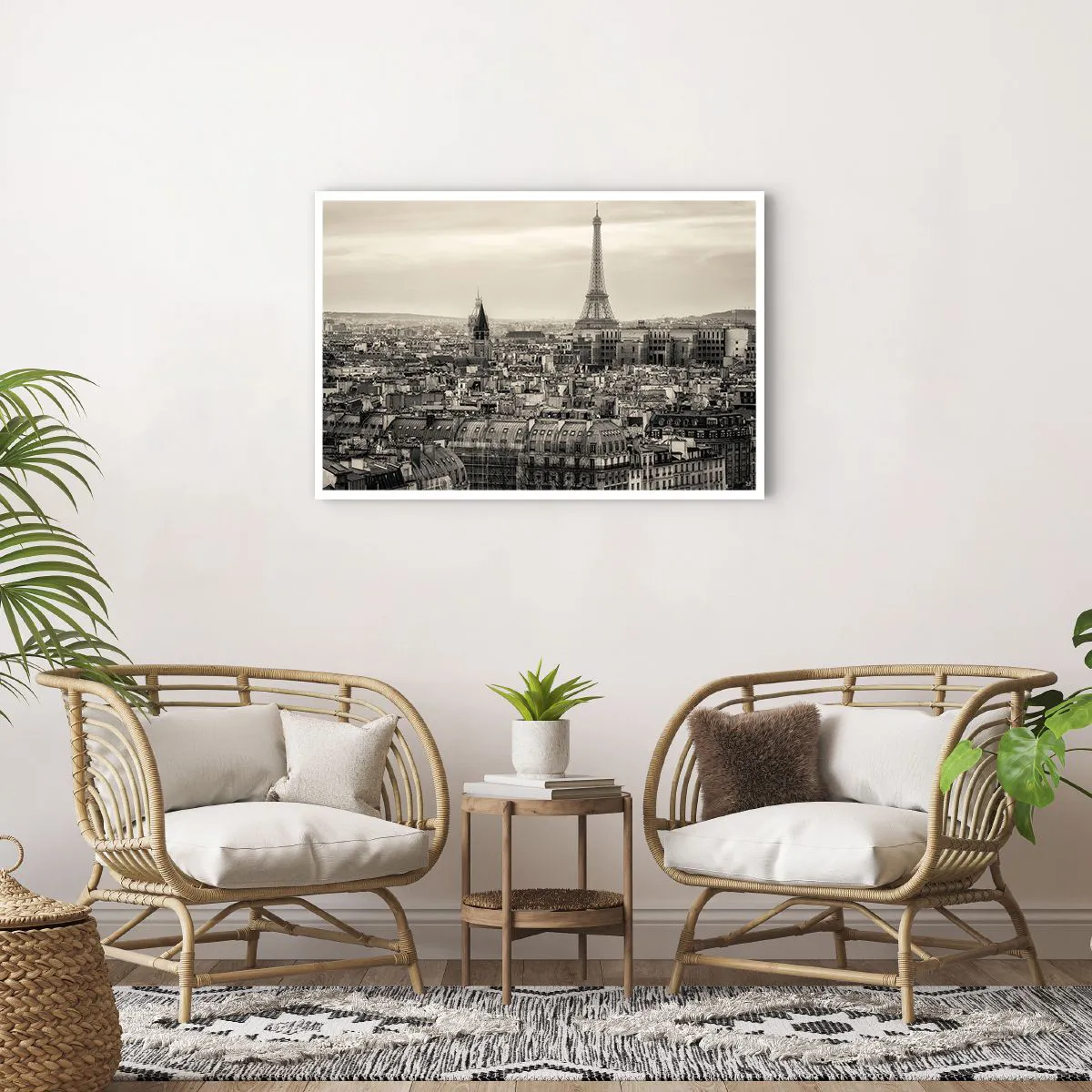 Plakat - Over Paris' hustage - 91x61 cm