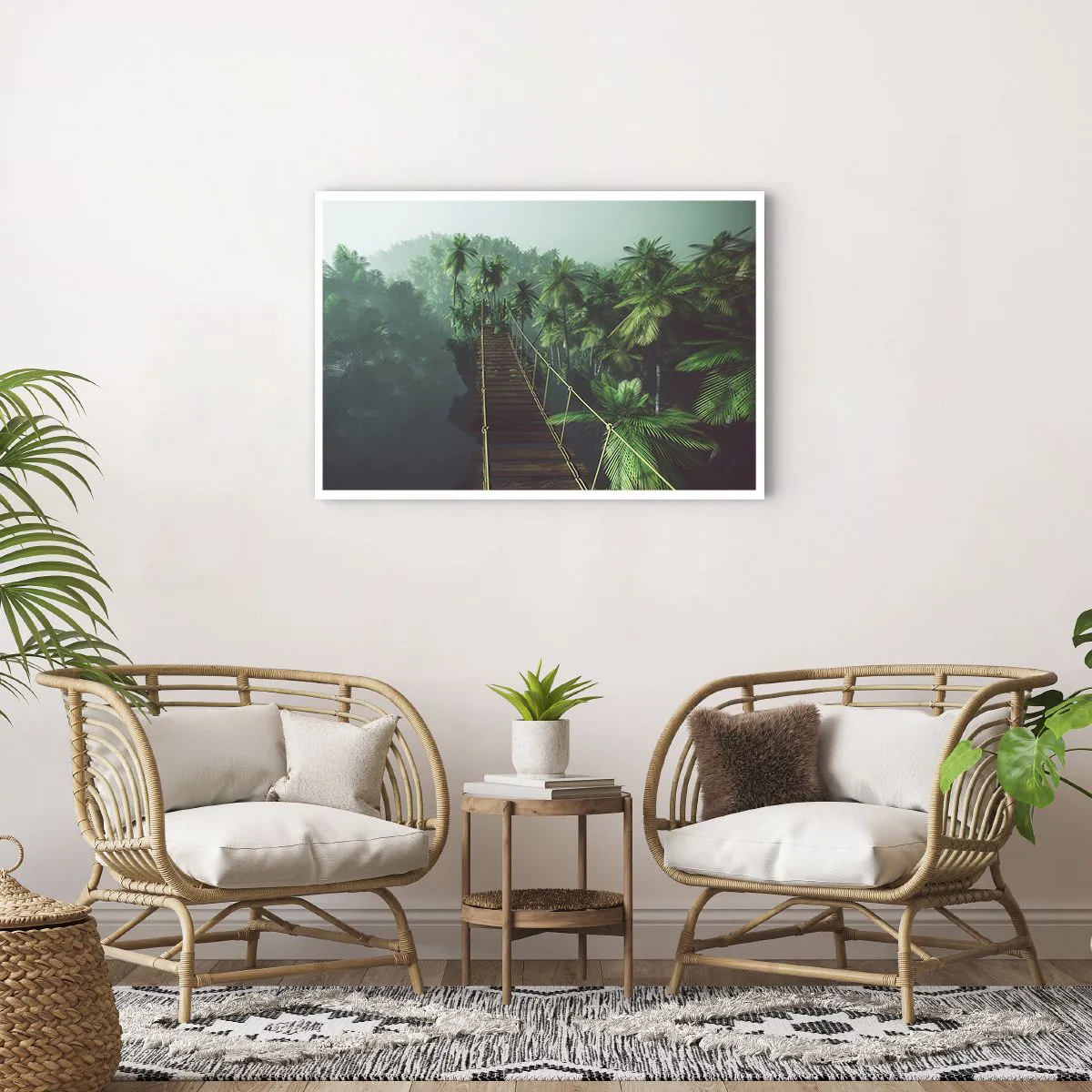 Plakat - Nad kipielą zieleni - 91x61 cm