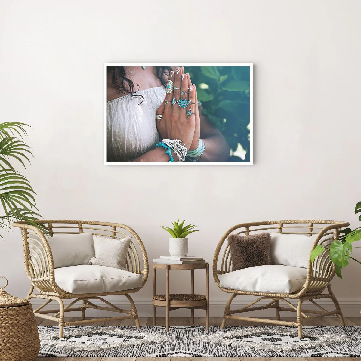 Poszter - Üdvözöljük a lét középpontjában - 91x61 cm