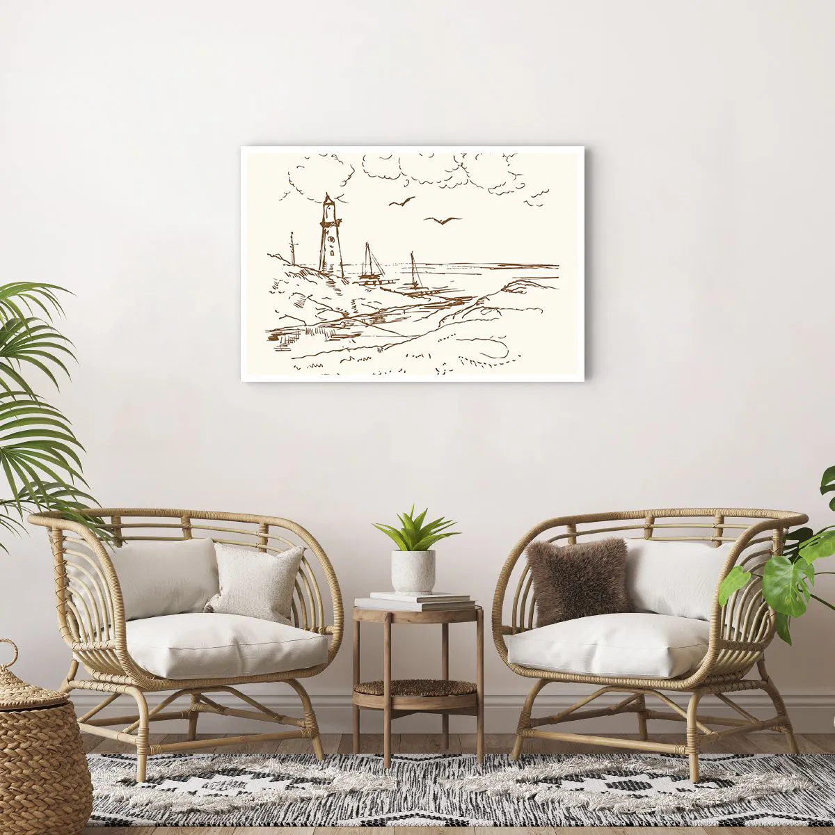 Plakat - Zarys wspomnienia lata - 91x61 cm