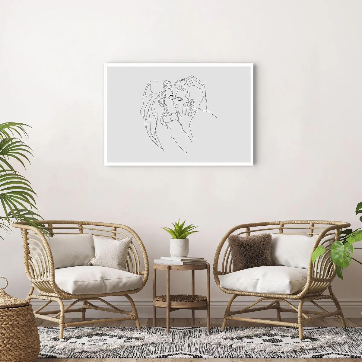 Poster - With the Same Line - 91x61 cm