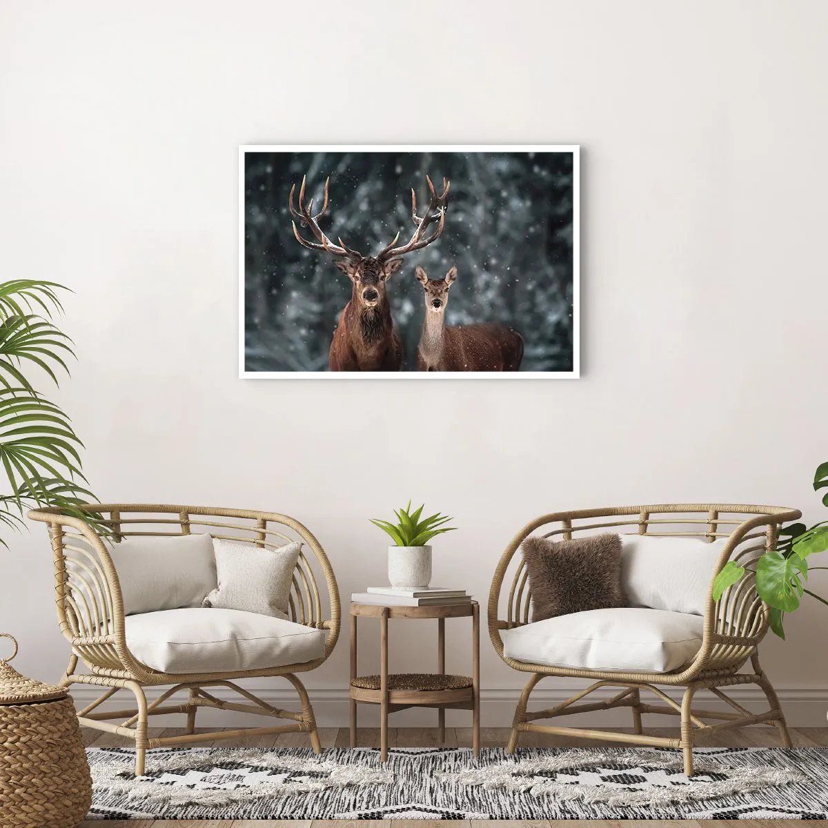 Poszter - Az erdő ura a feleségével - 91x61 cm