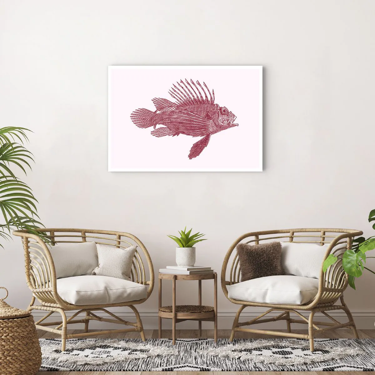 Plakat - En beboer i eksotiske farvande - 91x61 cm