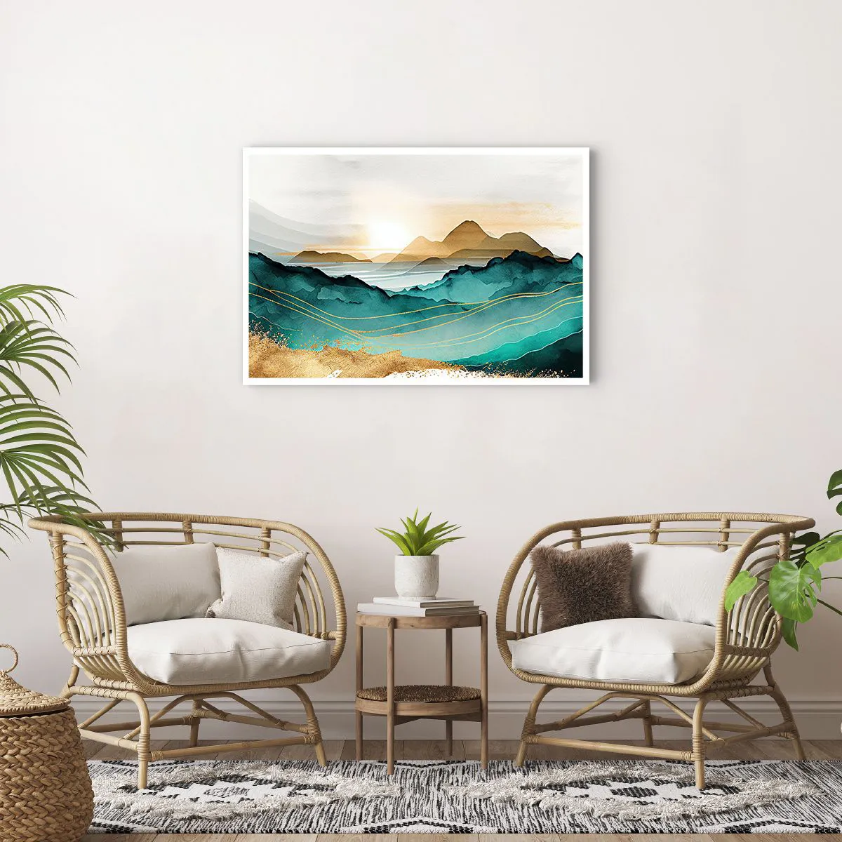 Poster - On the Verge of Abstract - Landscape - 91x61 cm