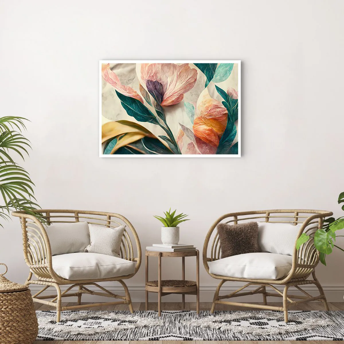 Poster - Blumen der südlichen Inseln - 91x61 cm