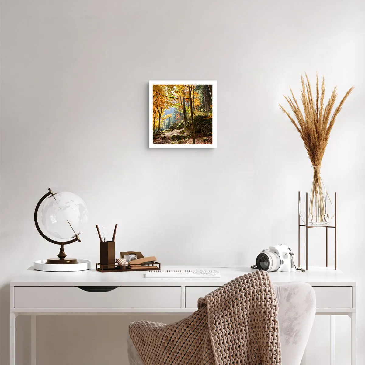 Plakat - Tid til at slappe af - 30x30 cm