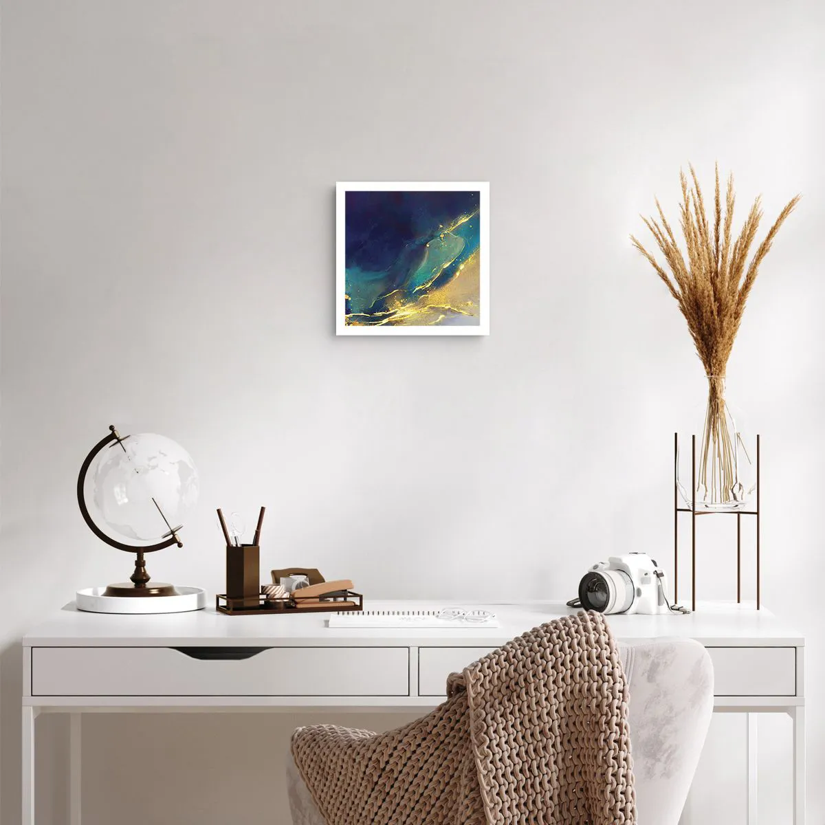 Poster - Golden Flood - 30x30 cm