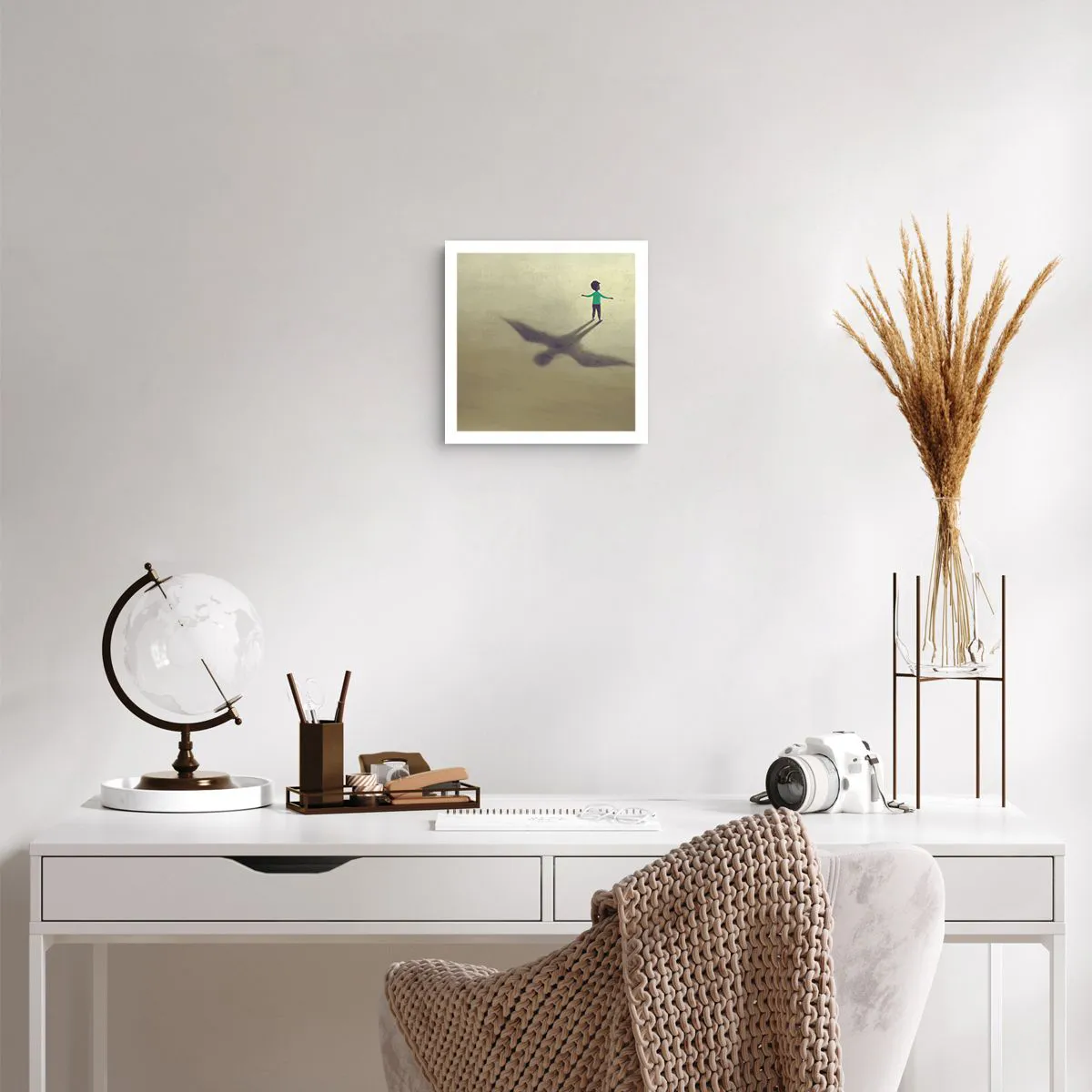 Poster - De held van de toekomst - 30x30 cm