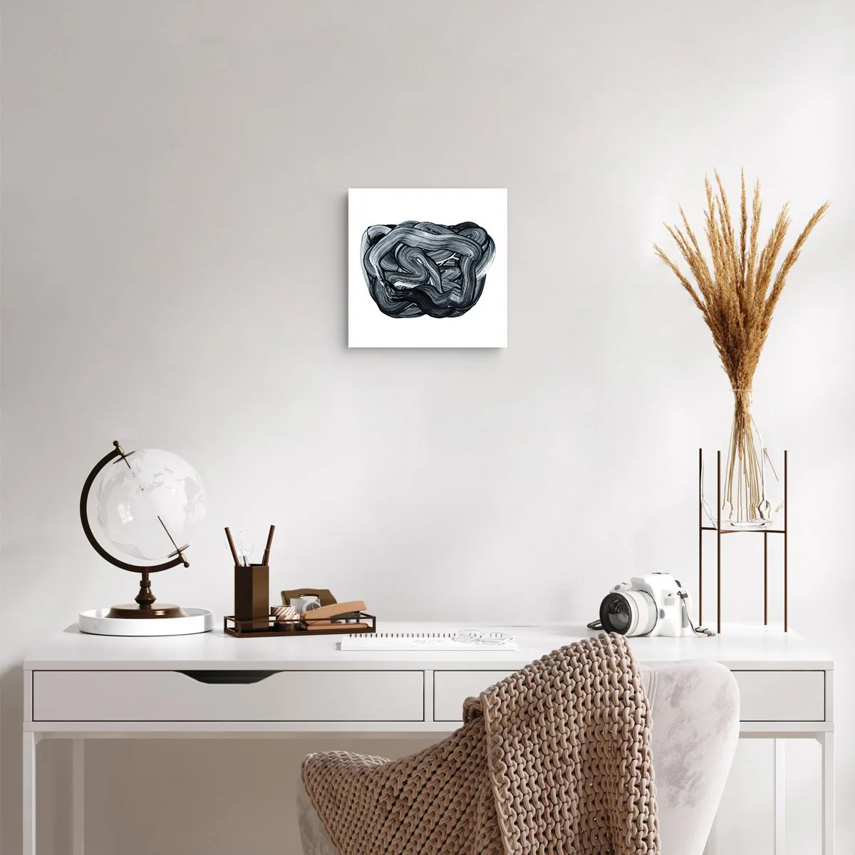 Affisch - Det är inte så enkelt - 30x30 cm