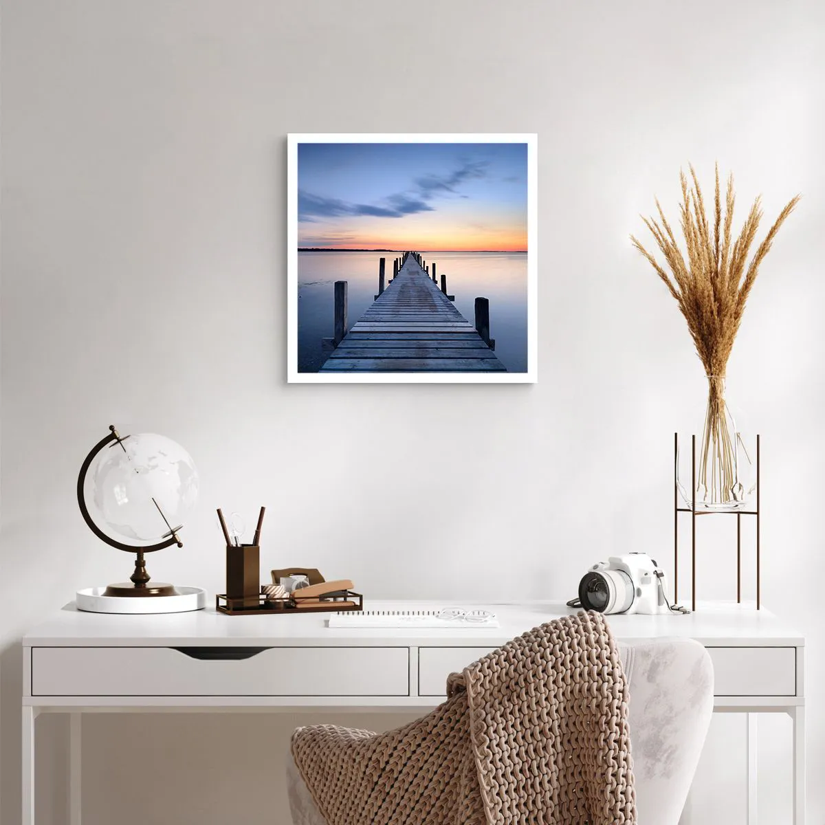 Poszter - A derűs szürkület nyugalma - 40x40 cm