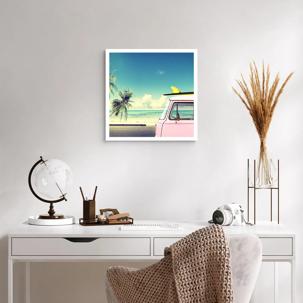 Poszter - Ideje elkezdeni a nyaralást - 40x40 cm