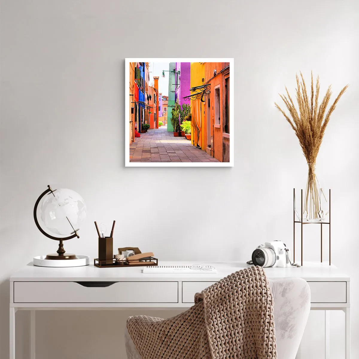 Poster - Angolo multicolore - 40x40 cm