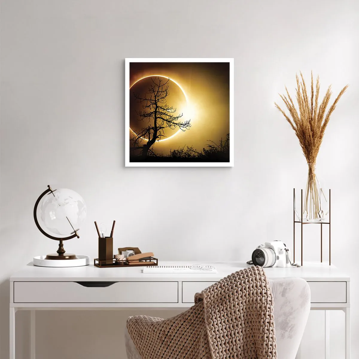 Plakat - Total formørkelse - 40x40 cm