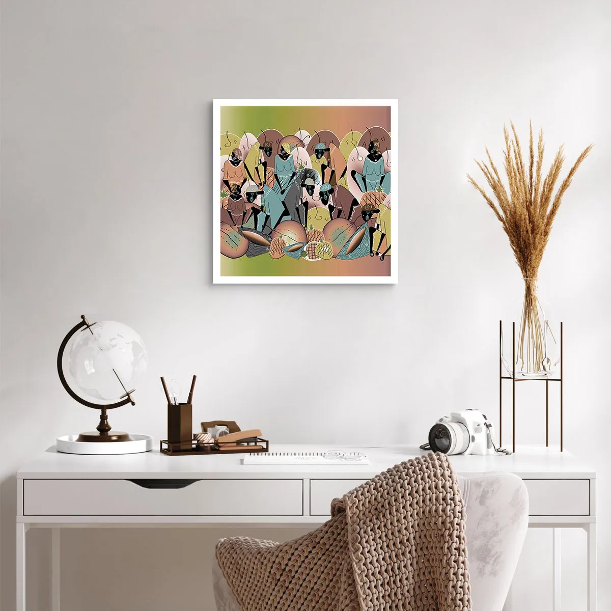 Poster - Ein toller Urlaub steht bevor - 40x40 cm