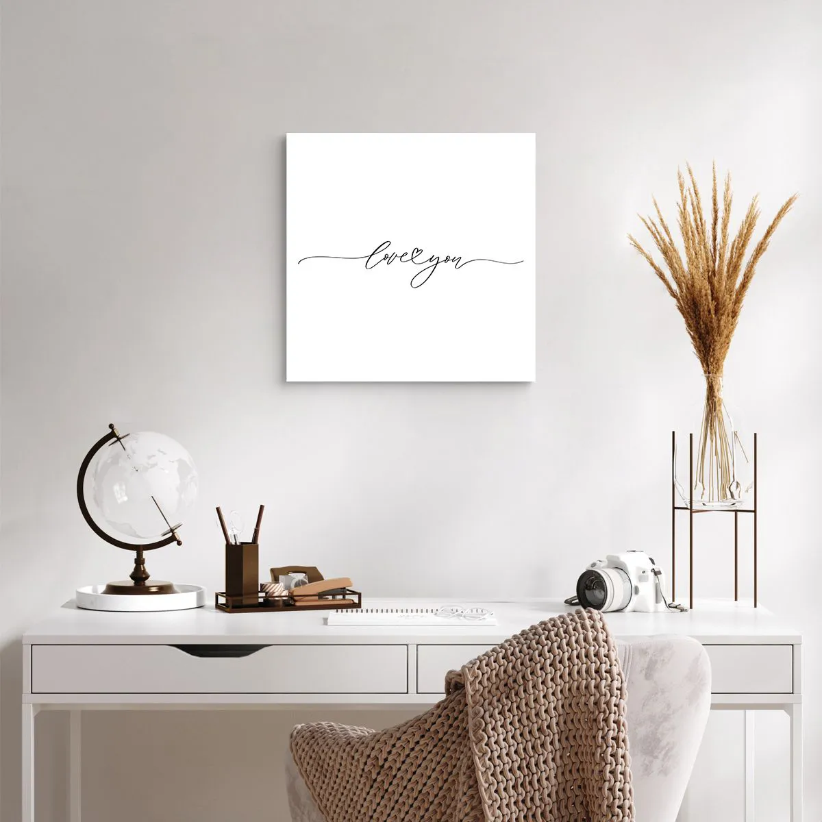 Poster - Bianco e nero - 40x40 cm