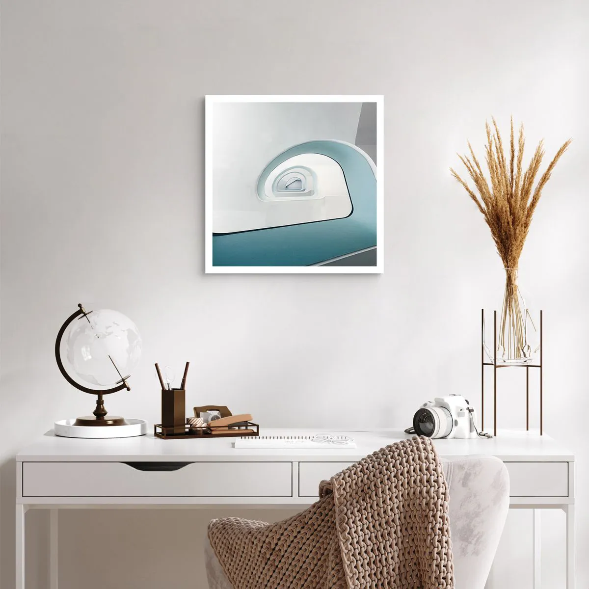 Poster - Blu fino in fondo - 40x40 cm