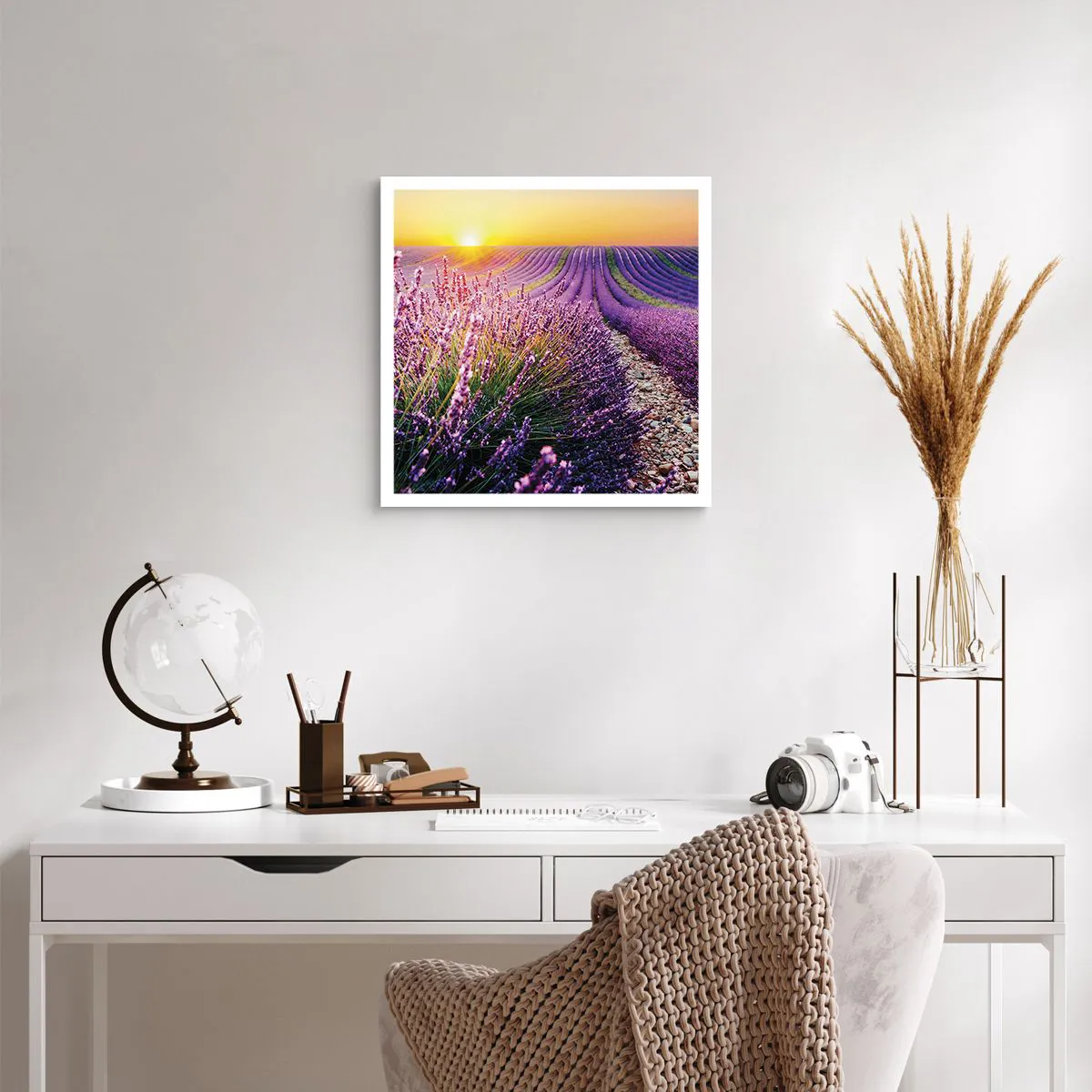 Póster - Pradera fragante - 40x40 cm