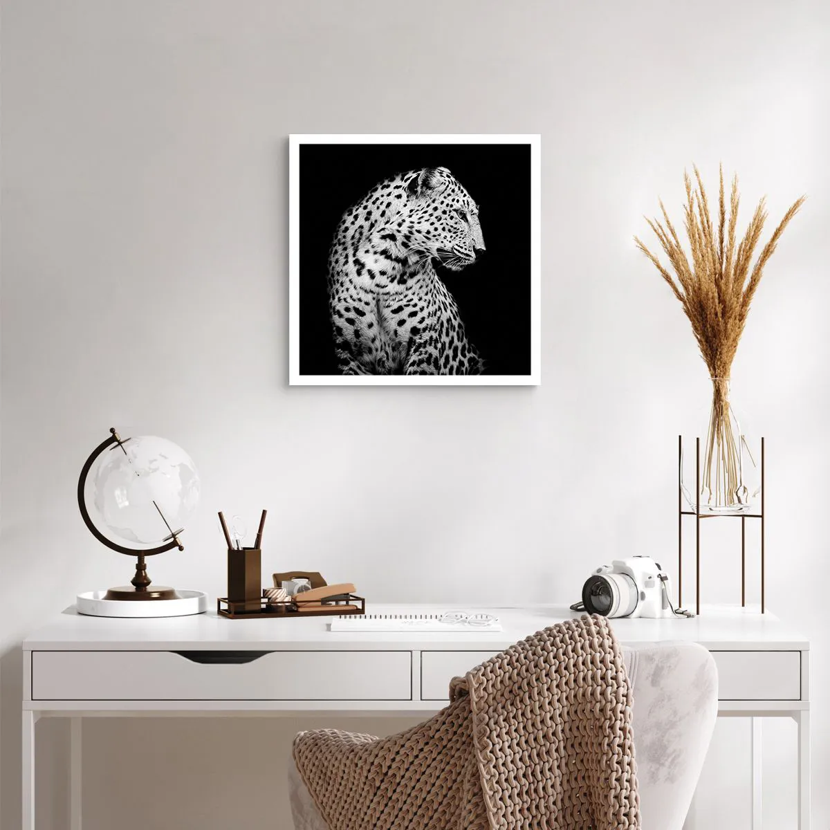 Affisch - Perfekt höger profil! - 40x40 cm