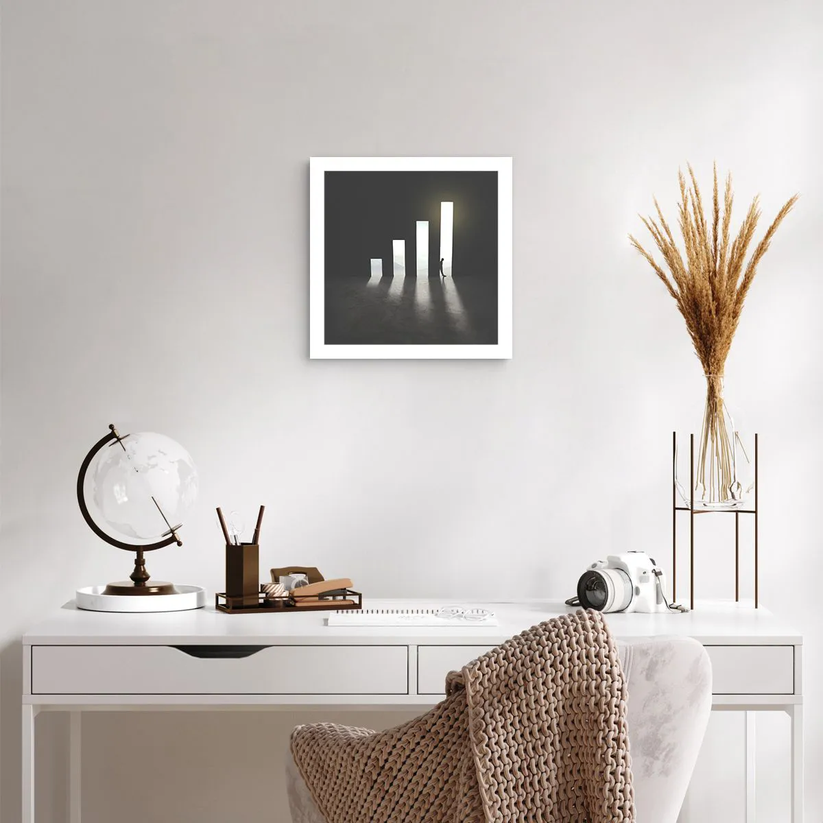 Plakat - Sukces – impresja - 40x40 cm