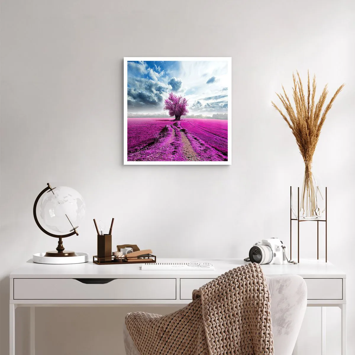 Poster - Câmpul cu iarbă neagră - 50x50 cm