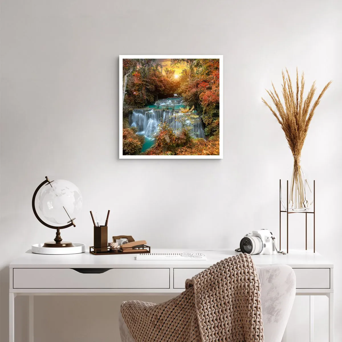 Poster - Versteckter Schatz des Waldes - 50x50 cm