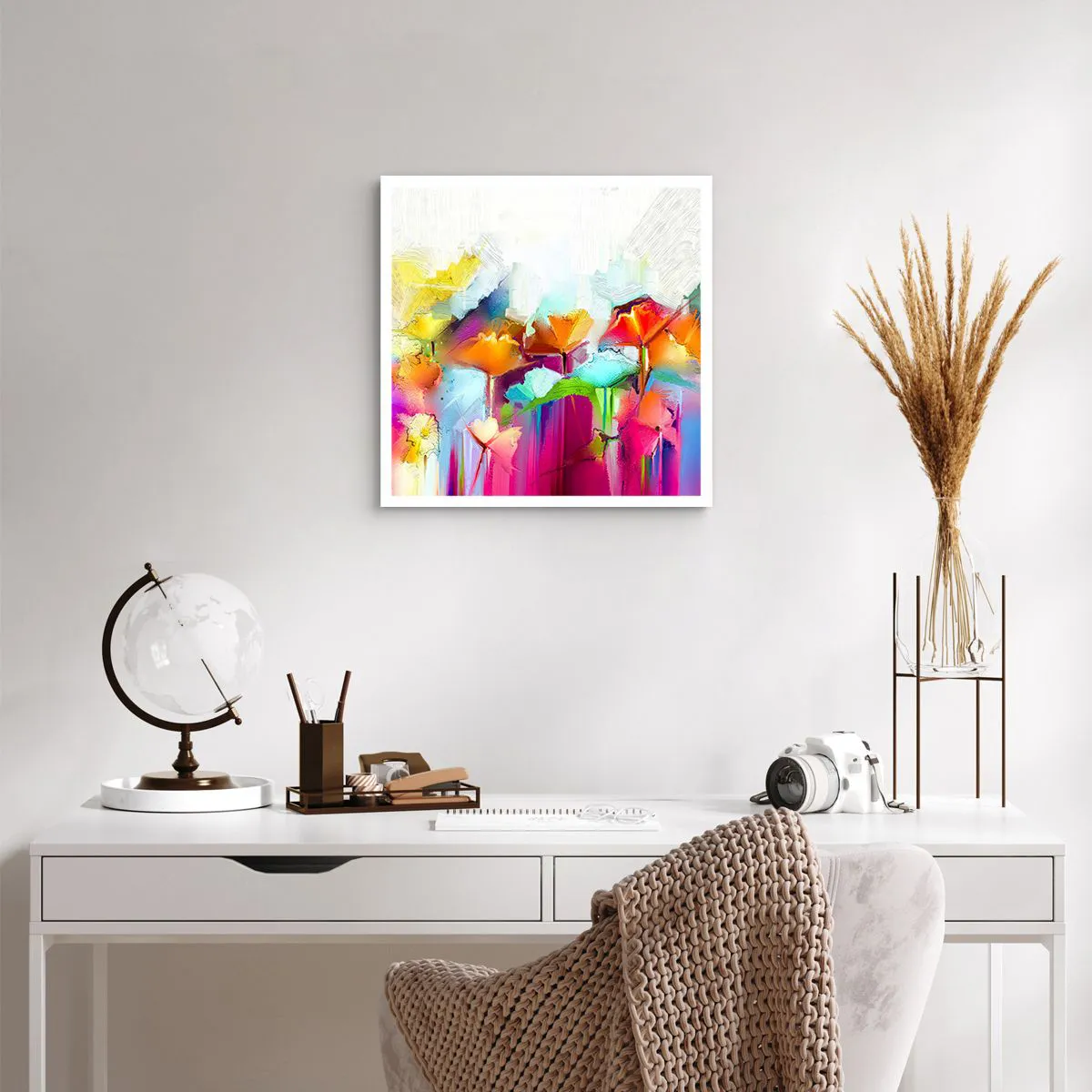 Poszter - Kivirágzott a szivárvány - 50x50 cm