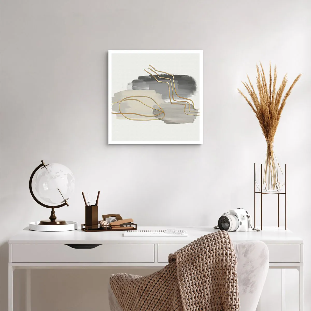 Poster - Duur en beweging - 50x50 cm