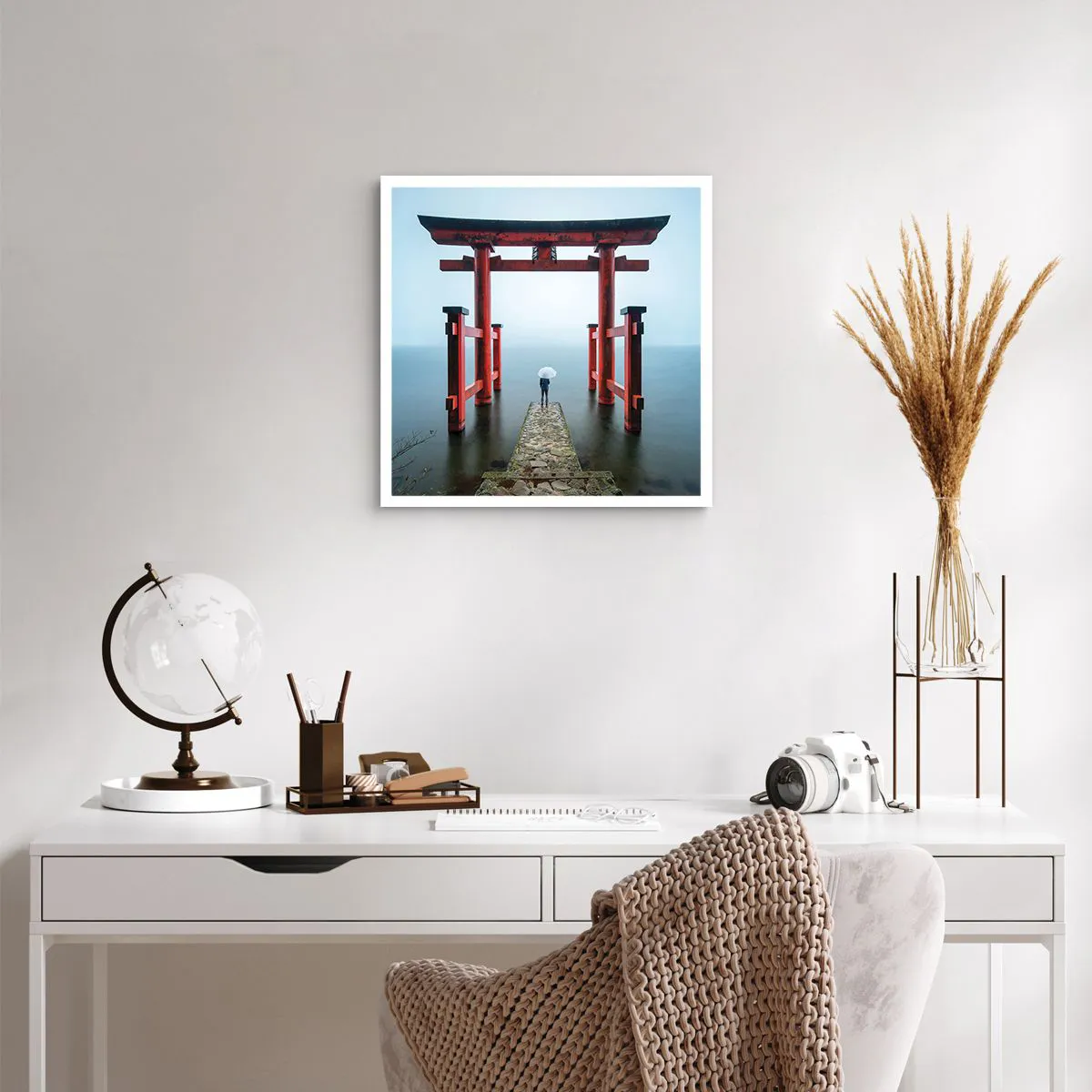 Affisch - Japansk begrundan - 50x50 cm