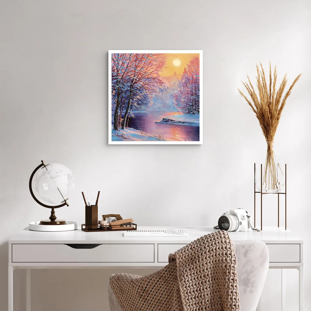 Poster - Die Farben des Winters - 50x50 cm