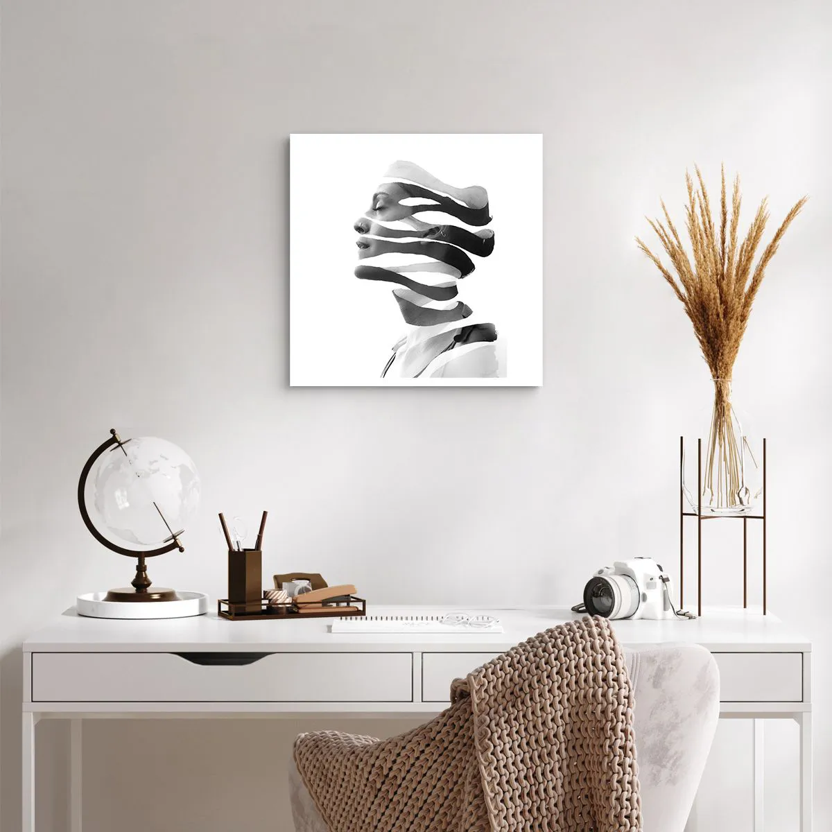 Póster - Retrato surrealista - 50x50 cm