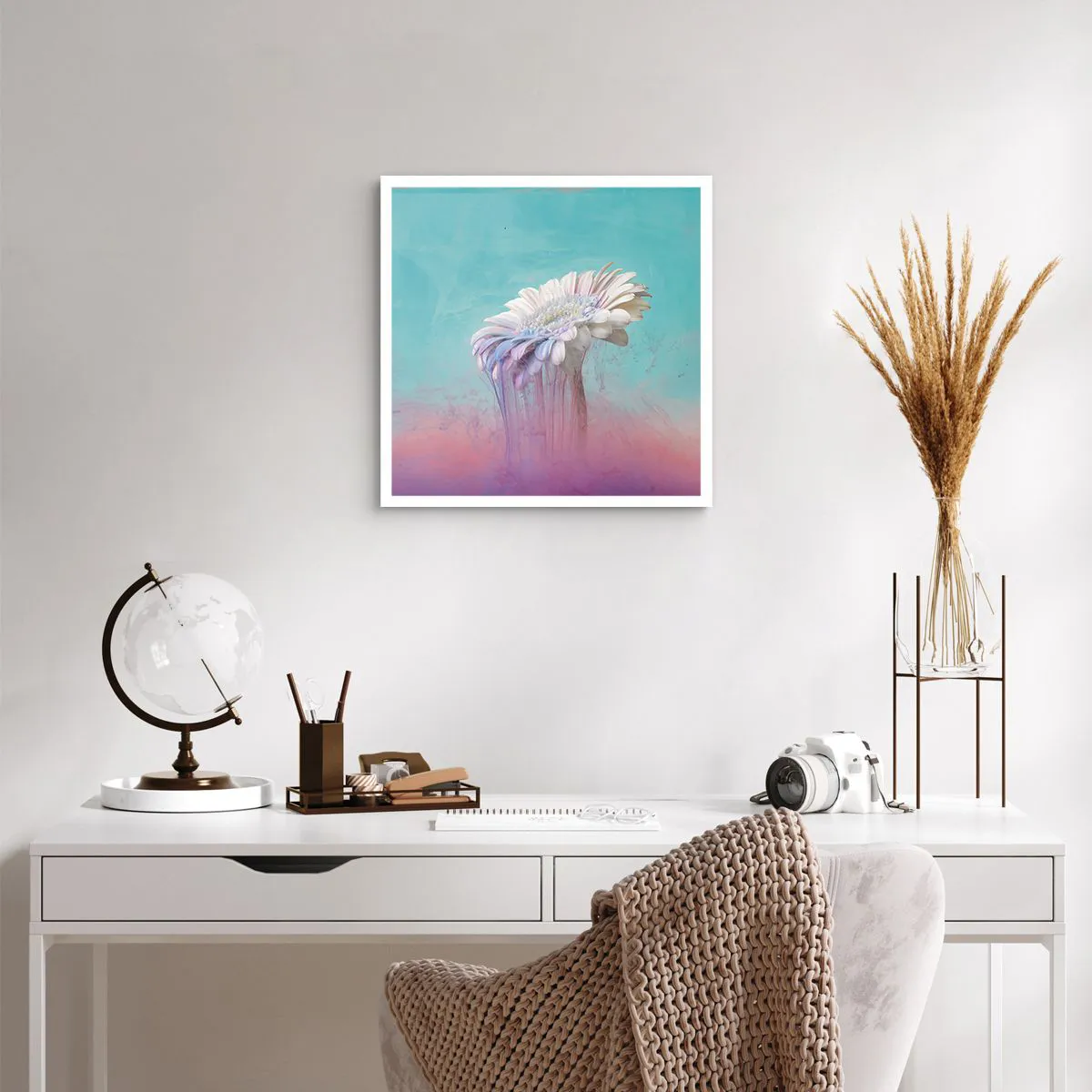 Affiche - Poster - Le monde souterrain des fleurs - 50x50 cm