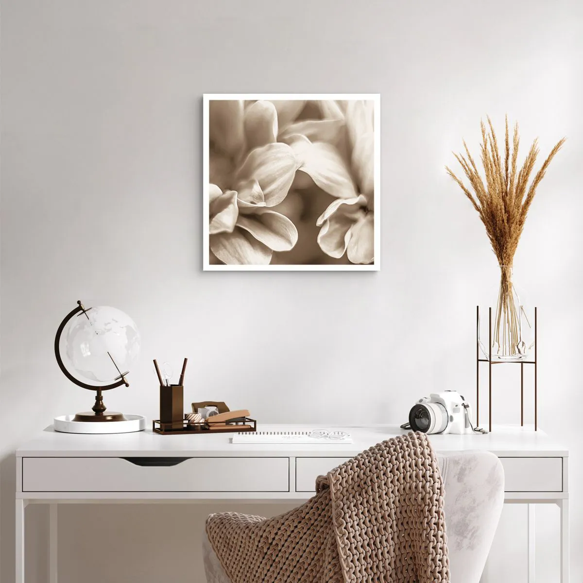 Affiche - Poster - Doux comme un sourire - 50x50 cm