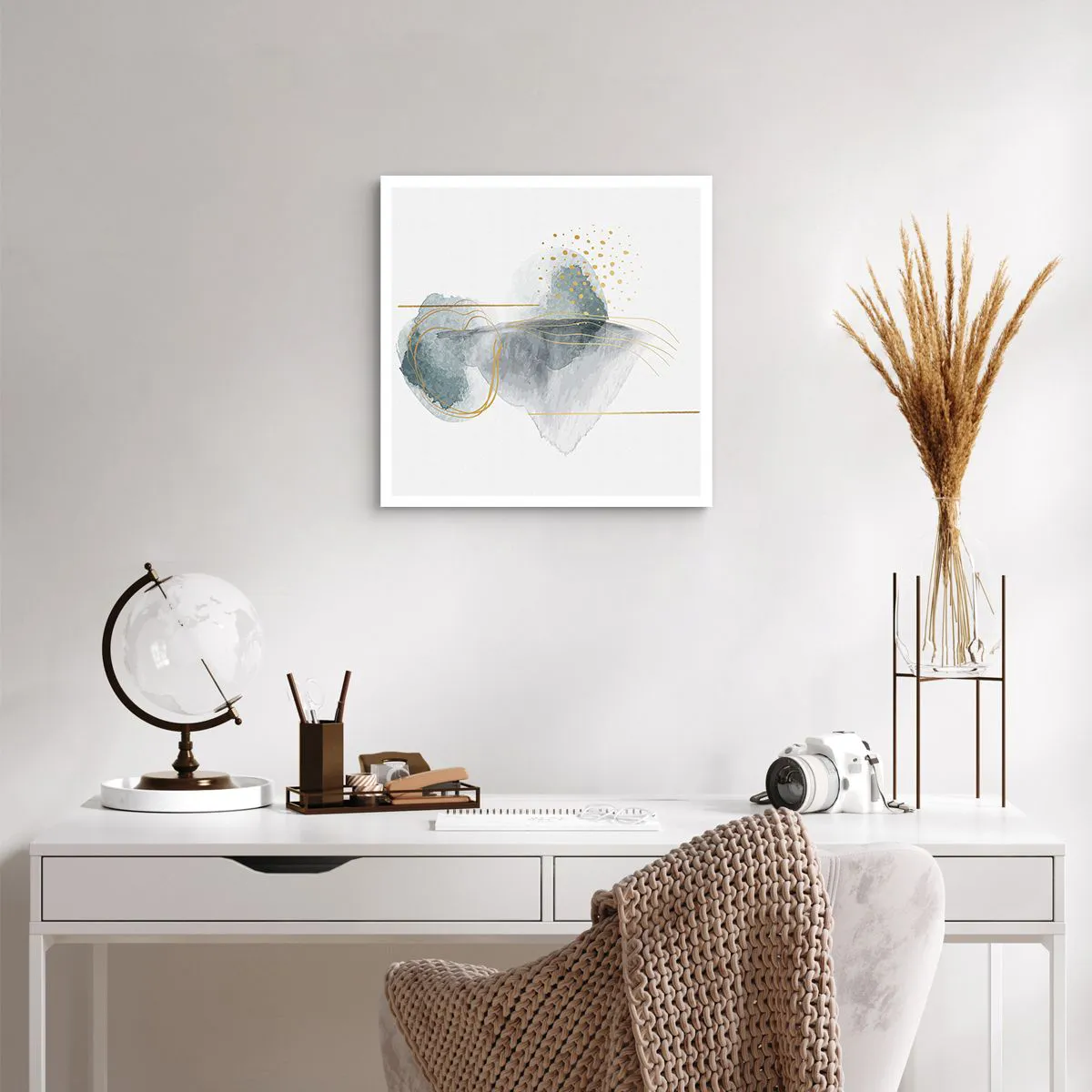 Poszter - A szürkeség és az arany kapcsolatáról - 50x50 cm