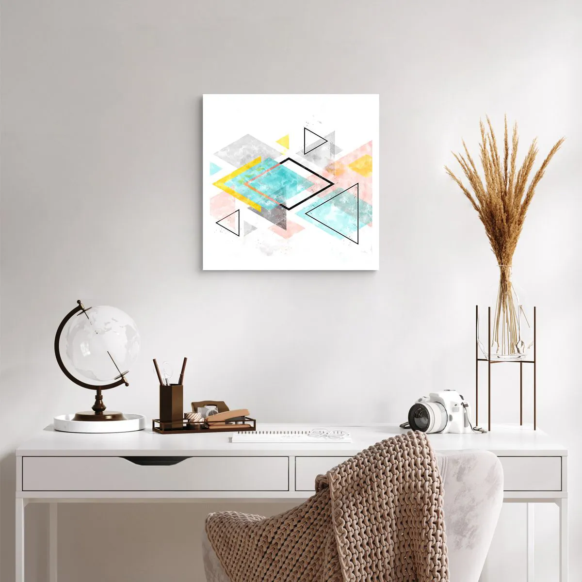 Poszter - Geometriai játék - 50x50 cm