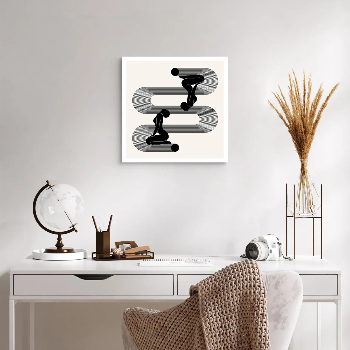 Poster - Sensual Symmetry - 50x50 cm