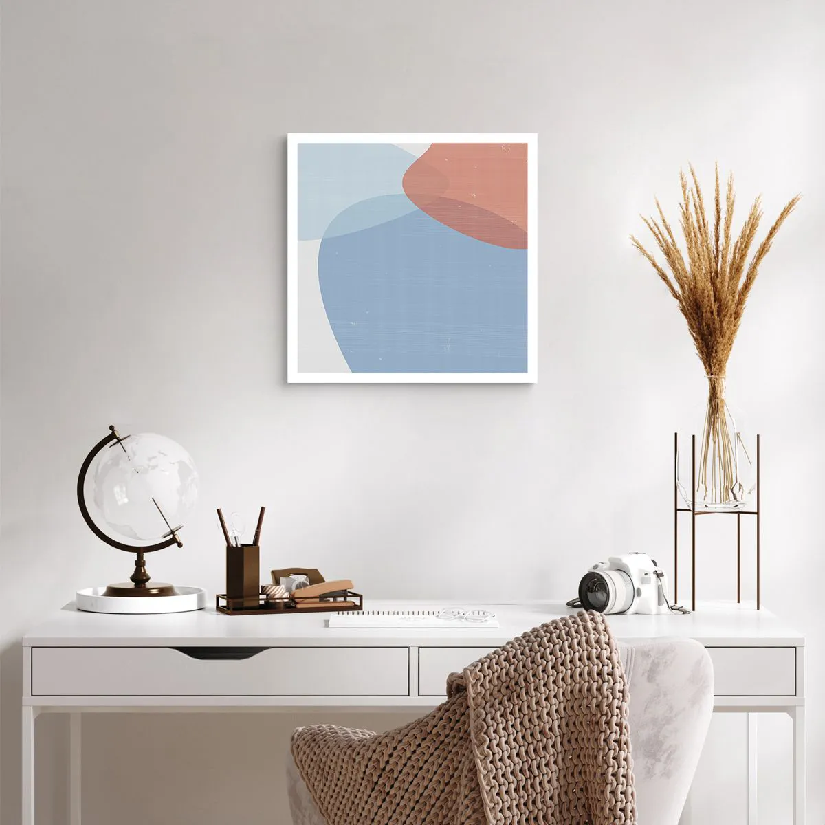 Poszter - Pasztell kapcsolatok - 50x50 cm