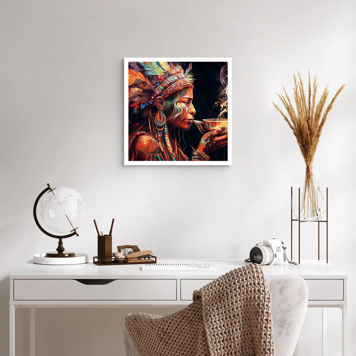 Affiche - Poster - Rituel magique - 50x50 cm