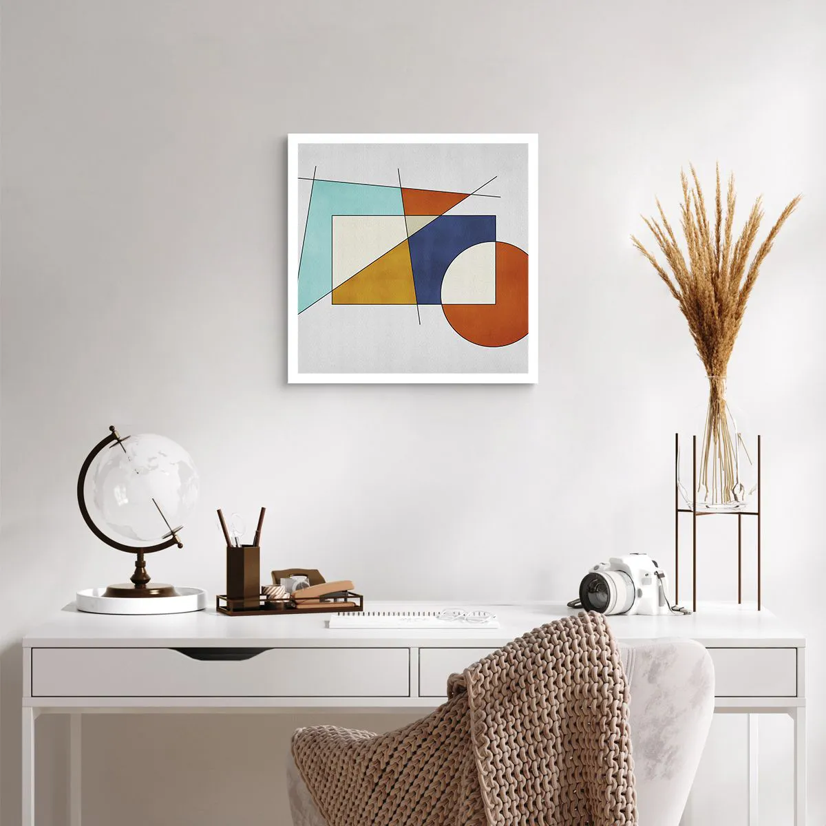 Poster - Abstract: Modernist Fun - 50x50 cm