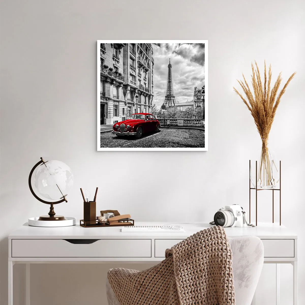 Poster - Raubtier in der Stadt - 60x60 cm