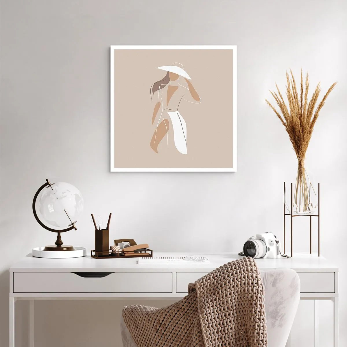 Plakat - Moda to zabawa - 60x60 cm