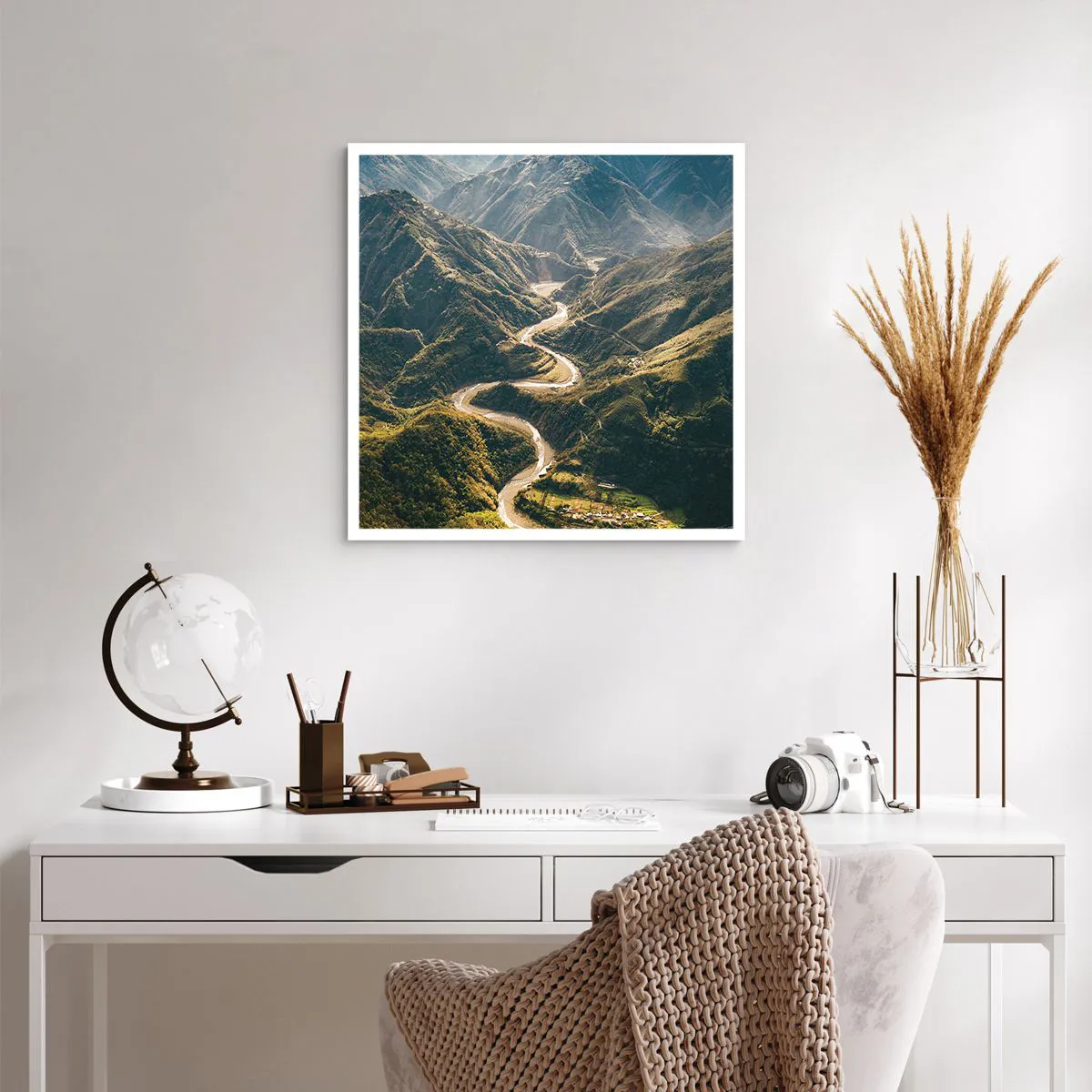 Poster - Direkt aus dem Herzen der Berge - 60x60 cm