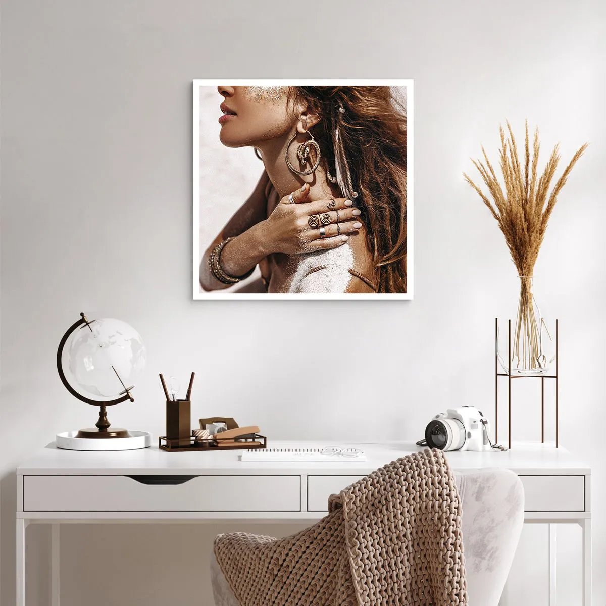 Póster - Reina de la playa salvaje - 60x60 cm