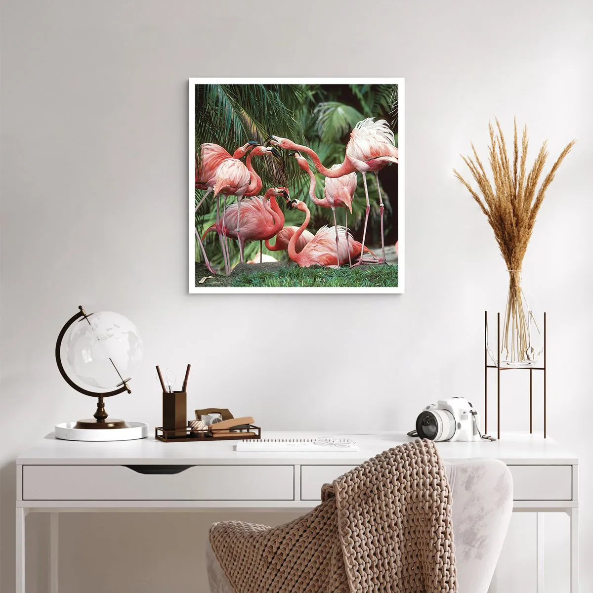 Poster - Afternoon Gossip - 60x60 cm