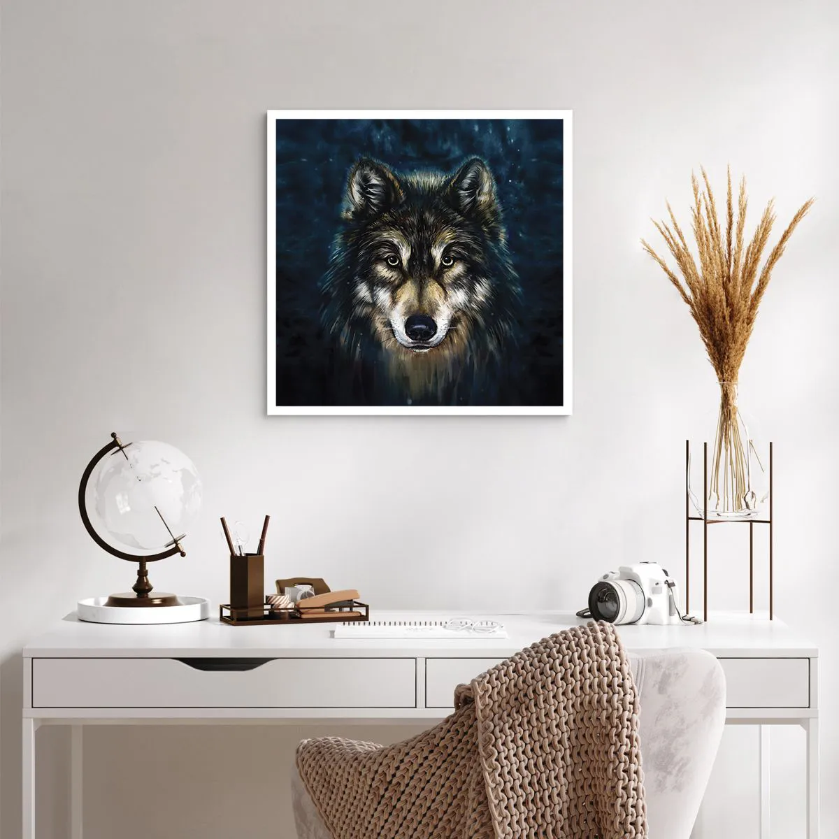 Poster - Alfa? en omega - 60x60 cm