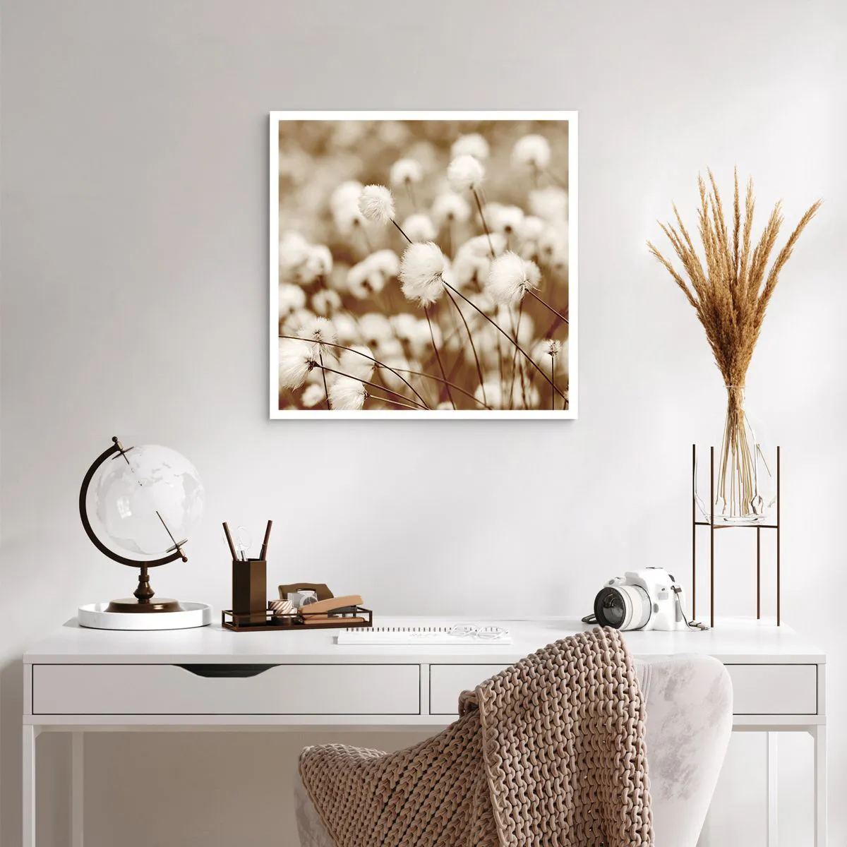 Plakat - Puszysty łan - 60x60 cm